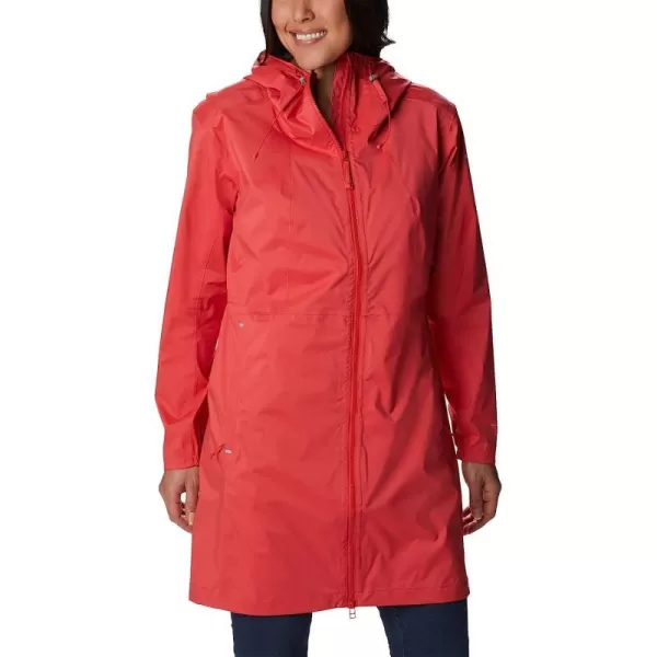 imageColumbia Womens Weekend Adventure Long ShellRed Hibiscus