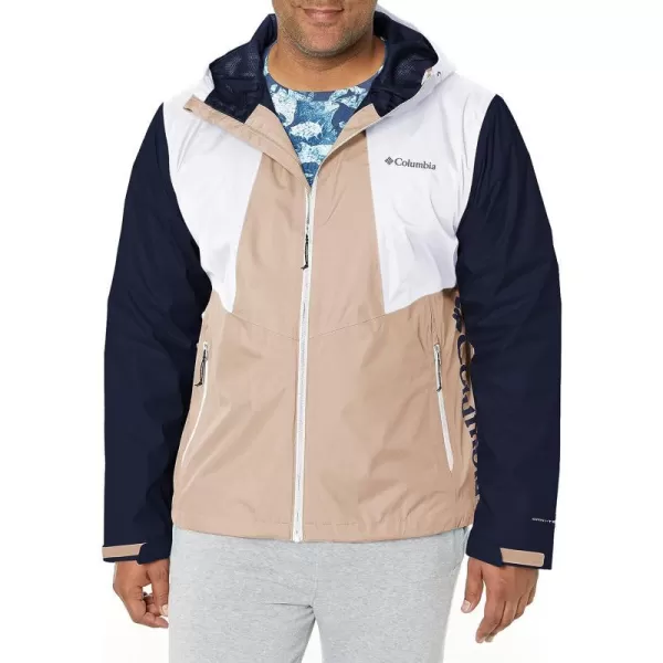 imageColumbia mens Inner Limits II JacketAncient FossilWhiteCollegiate Navy
