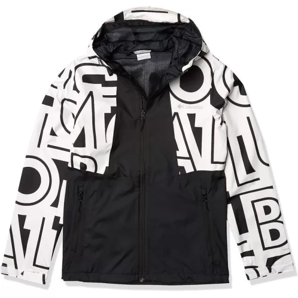 imageColumbia mens Inner Limits II JacketBlackWhite Typo