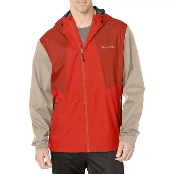 imageColumbia mens Inner Limits II JacketBonfireDark SiennaAncient Fossil