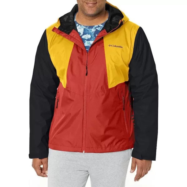 imageColumbia mens Inner Limits II JacketCarnelian RedBright GoldShark