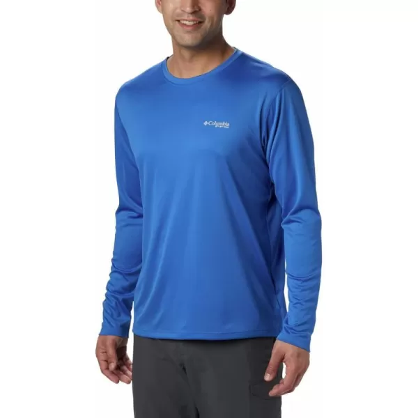 imageColumbia mens Pfg Zero Rules Long Sleeve ShirtVivid Blue