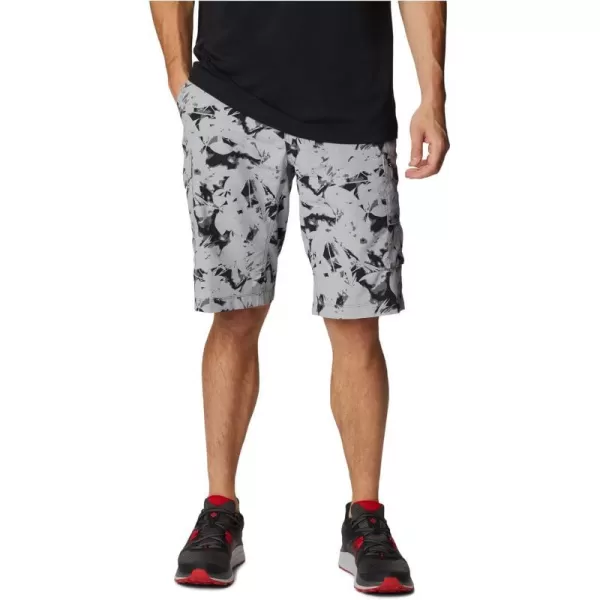imageColumbia mens Silver Ridge Printed Cargo ShortBlack Dye Frond