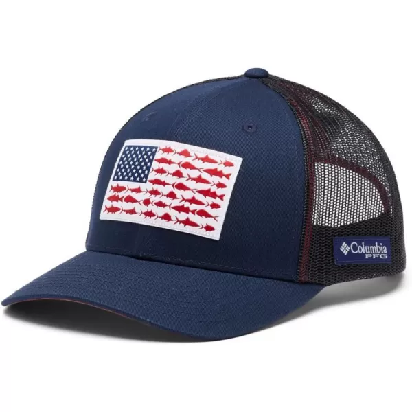 Collegiate Navy/Sunset Red