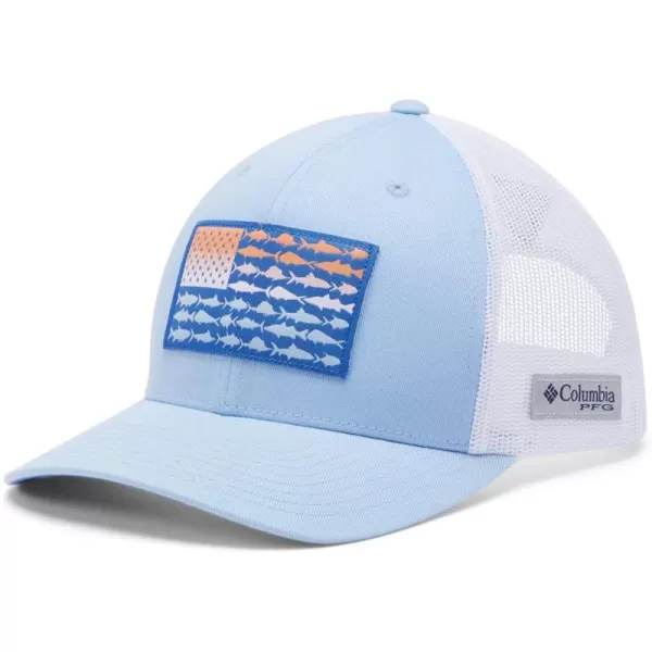 Sail, Vivid Blue, Fish Flag Fade