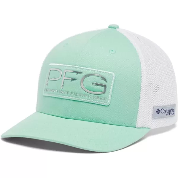 imageColumbia unisexadult Pfg Hooks Mesh Ball CapKelpSilver
