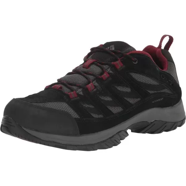 imageMens Crestwood Waterproof Hiking ShoeDark GreyRed Jasper