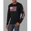 imageColumbia Mens Long Sleeve Tee Shirt Outdoors Fishing Camping HikingBlack With Sorbet