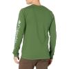 imageColumbia Mens Long Sleeve Tee Shirt Outdoors Fishing Camping HikingMoss With Cirrus Grey