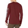 imageColumbia Mens Long Sleeve Tee Shirt Outdoors Fishing Camping HikingRich Wine With Gulfstream