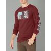 imageColumbia Mens Long Sleeve Tee Shirt Outdoors Fishing Camping HikingRich Wine With Gulfstream