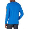imageColumbia Mens Long Sleeve Tee Shirt Outdoors Fishing Camping HikingVivid Blue With Solarize