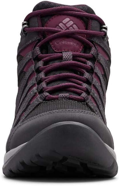 imageColumbia Womens Redmond V2 Mid Waterproof Hiking BootBlackBlack Cherry