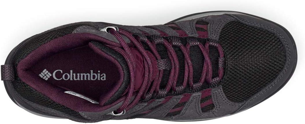 imageColumbia Womens Redmond V2 Mid Waterproof Hiking BootBlackBlack Cherry