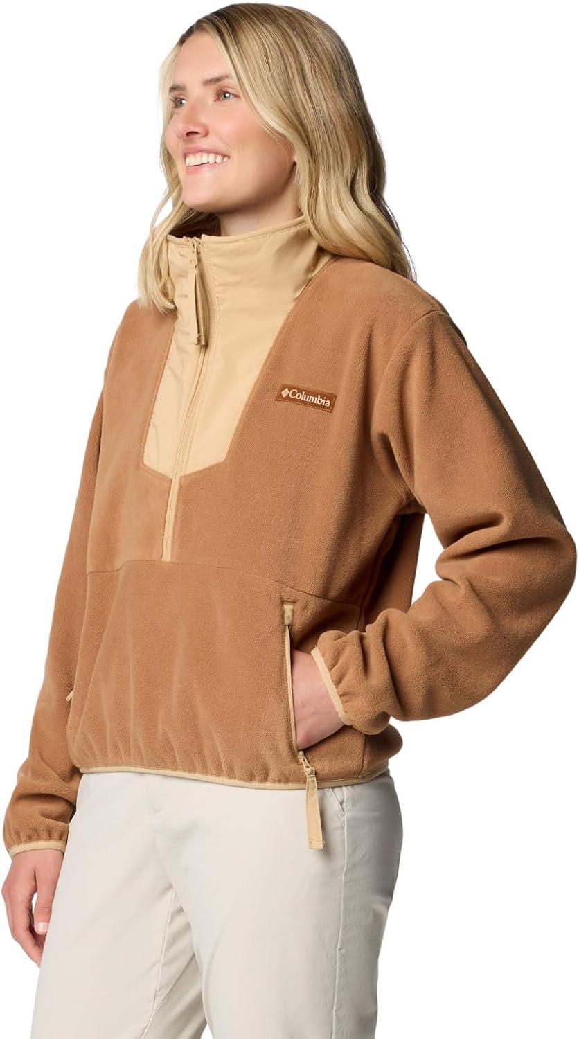 imageColumbia Womens Sequoia Grove Half Zip FleeceCamel BrownCanoe