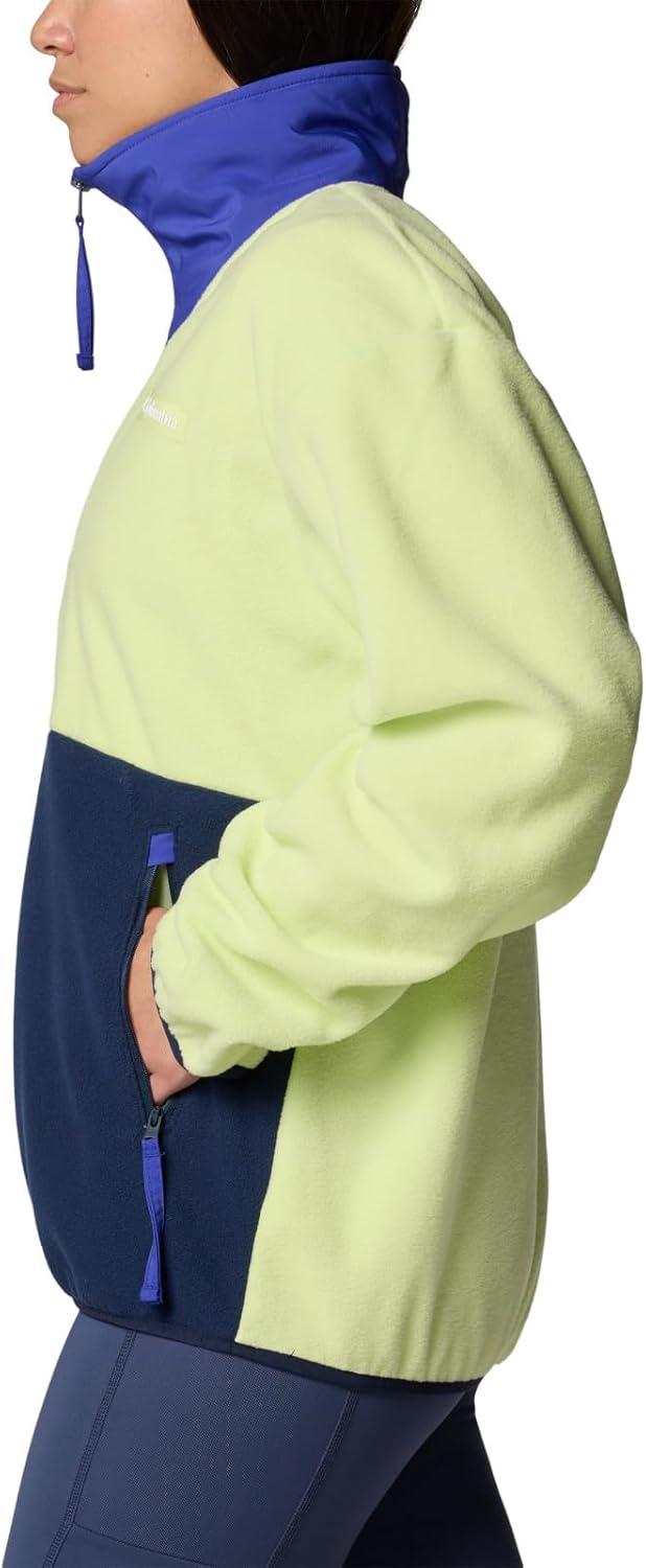 imageColumbia Womens Sequoia Grove Half Zip FleeceSpring YellowClematis BlueCollegiate Navy