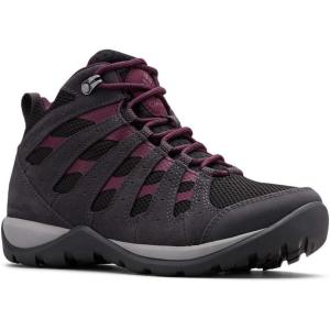 imageColumbia Womens Redmond V2 Mid Waterproof Hiking BootBlackBlack Cherry
