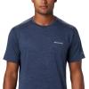 imageColumbia Mens Tech Trail Crew NeckCollegiate Navy Legacy Color Code 464