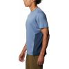 imageColumbia Mens Zero Ice CirroCool Short Sleeve ShirtBluestoneCollegiate Navy Heather