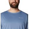 imageColumbia Mens Zero Ice CirroCool Short Sleeve ShirtBluestoneCollegiate Navy Heather