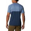 imageColumbia Mens Zero Ice CirroCool Short Sleeve ShirtBluestoneCollegiate Navy Heather