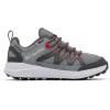 imageColumbia UnisexChild Peakfreak Rush Waterproof Hiking ShoeTitanium Grey SteelMountain Red