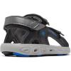 imageColumbia UnisexChild Techsun 3 Strap Sandal SportDark GreyBlue Macaw
