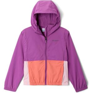 imageColumbia Girls Tabor Trail WindbreakerRazzleSatin PinkHot Coral