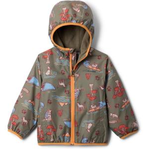 imageColumbia Unisex Baby Mini Pixel Grabber Iii Wind JacketStone Green Trail Tails
