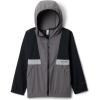 imageColumbia umbia Youth Boys Spire Valley WindbreakerBlackCity GreyColumbia Grey