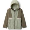 imageColumbia umbia Youth Boys Spire Valley WindbreakerStone GreenSafariDark Stone