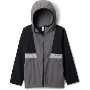 imageColumbia umbia Youth Boys Spire Valley WindbreakerBlackCity GreyColumbia Grey