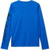 imageColumbia Boys Terminal Tackle Long Sleeve TeeBlue MacawBlack Logo