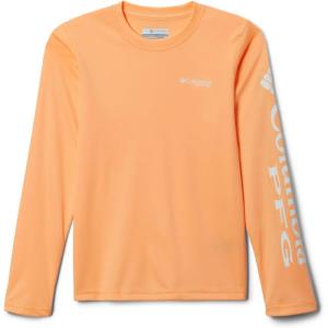 imageColumbia Boys Terminal Tackle Long Sleeve TeeOrange GlowWhite