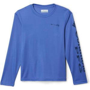 imageColumbia Boys Terminal Tackle Long Sleeve TeeViolet SeaCarbon Logo