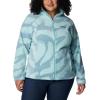 imageColumbia Womens Benton Springs Printed Full ZipAqua Haze Snowdrifts Tonal