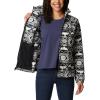 imageColumbia Womens Benton Springs Printed Full ZipBlack Checkered Peaks Tonal