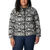 imageColumbia Womens Benton Springs Printed Full ZipBlack Checkered Peaks Tonal