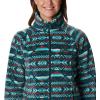 imageColumbia Womens Benton Springs Printed Full ZipBright Aqua Checkered Peaks