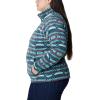 imageColumbia Womens Benton Springs Printed Full ZipBright Aqua Checkered Peaks