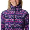 imageColumbia Womens Benton Springs Printed Full ZipDark Sapphire 80s Stripe