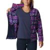imageColumbia Womens Benton Springs Printed Full ZipDark Sapphire 80s Stripe