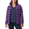 imageColumbia Womens Benton Springs Printed Full ZipDark Sapphire 80s Stripe