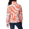 imageColumbia Womens Benton Springs Printed Full ZipFaded Peach Snowdrifts Tonal