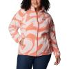 imageColumbia Womens Benton Springs Printed Full ZipFaded Peach Snowdrifts Tonal