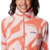 imageColumbia Womens Benton Springs Printed Full ZipFaded Peach Snowdrifts Tonal