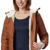 imageColumbia Womens Discontinued Heavenly Long Hooded JacketCamel Brown