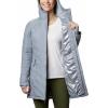 imageColumbia Womens Discontinued Heavenly Long Hooded JacketTradewinds Grey