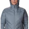 imageColumbia Womens Discontinued Heavenly Long Hooded JacketTradewinds Grey