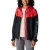 imageColumbia Womens Flash Challenger Novelty WindbreakerBlackRed HibiscusIcy MornIcy Morn 